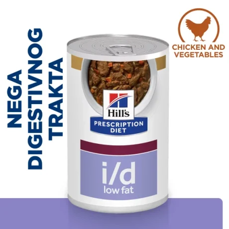 Hills I/D dog low fat 360g
