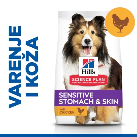 Hills Sensitiv medium STOM/SKIN adult