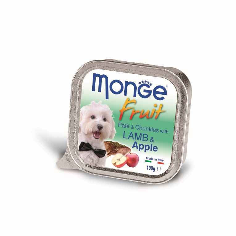 Monge fruit dog 100g jagnjetina/jabuka