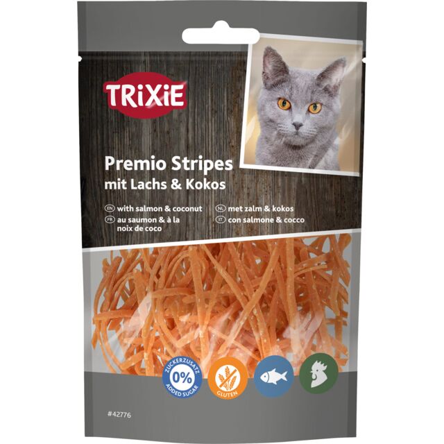 Trixie Premio stripes losos i kokos 50g
