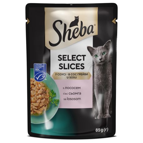 Sheba sos losos 85g