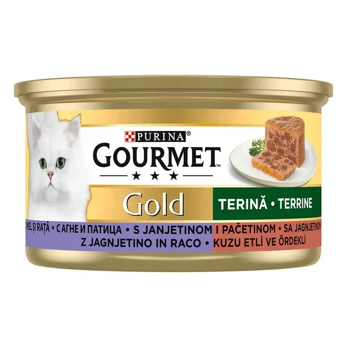 G. gold 85g komadići u pašteti jagnjetina/pačetina
